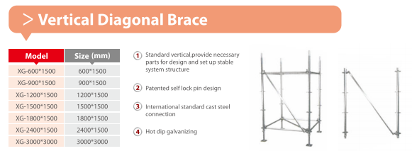 Vertical Diagonal Brace